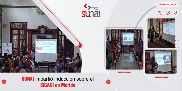 SUNAI impartió inducción sobre el SIGACI en Mérida