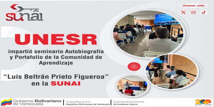 UNESR impartió seminario Autobiografía y Portafolio de la Comunidad de Aprendizaje “Luis Beltrán Prieto Figueroa” en la SUNAI