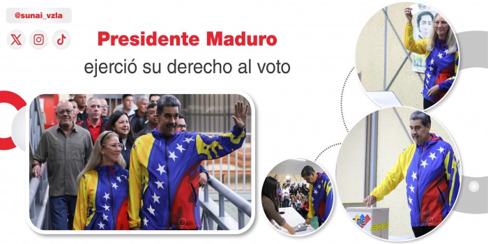 Presidente Maduro ejerció su derecho al voto