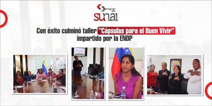 Con éxito culminó taller "Capsulas para el Buen Vivir" impartido por la ENDP