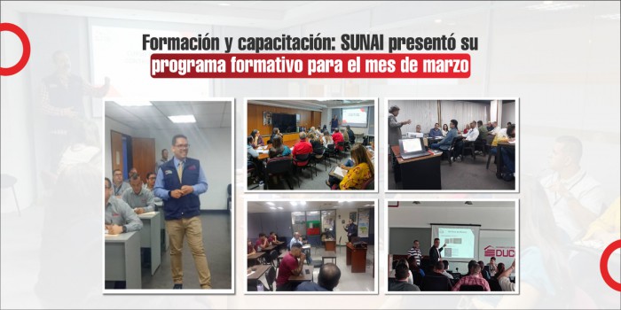 Formación y capacitación: SUNAI presentó su programa formativo para el mes de marzo