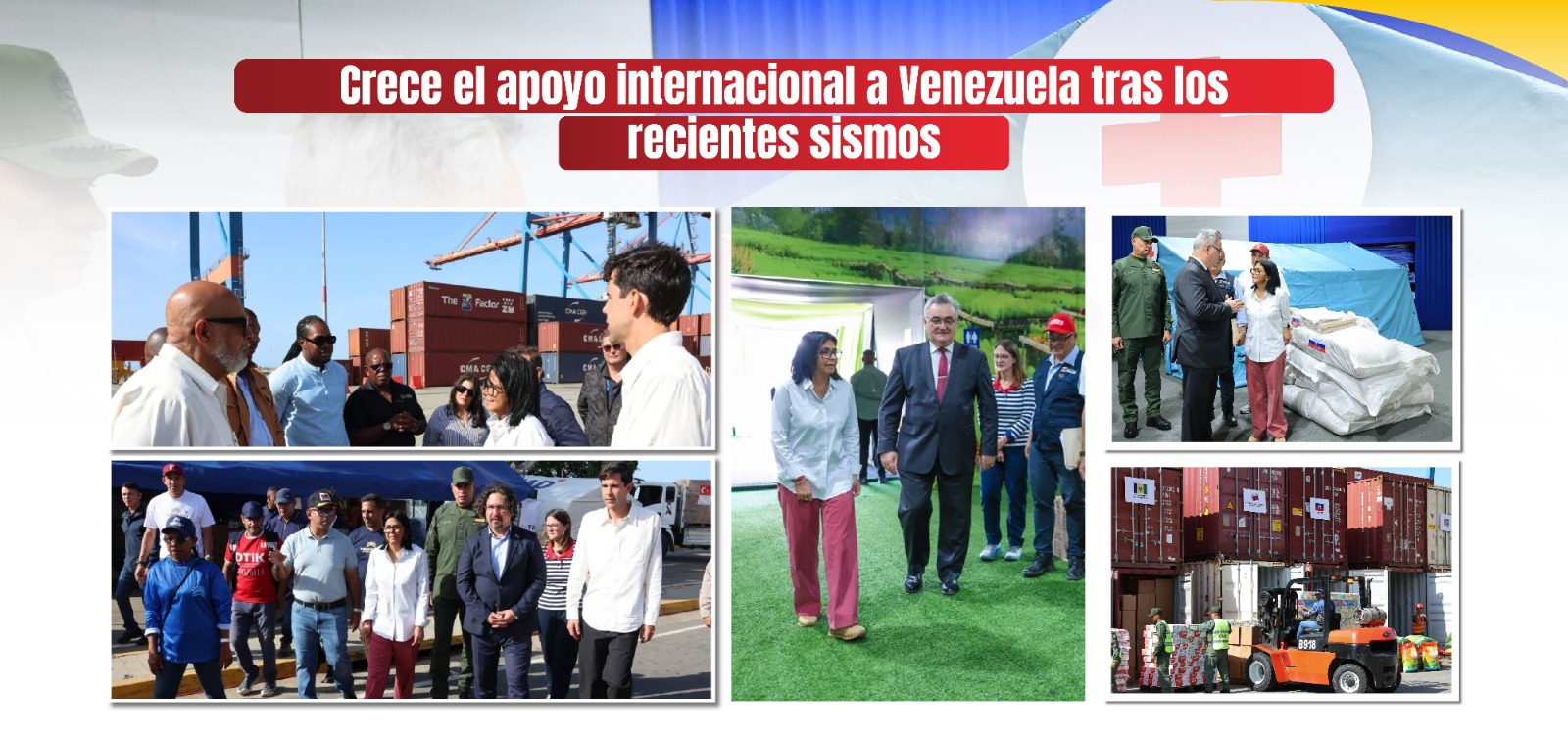 Crece el apoyo internacional a Venezuela tras los recientes sismos