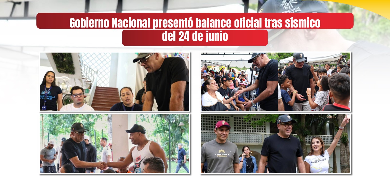Gobierno Nacional presentó balance oficial tras sísmico del 24 de junio