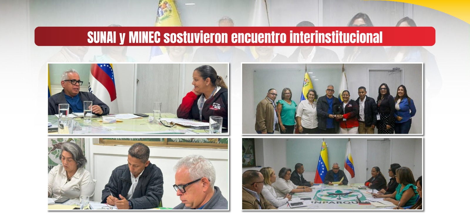 SUNAI y MINEC sostuvieron encuentro interinstitucional