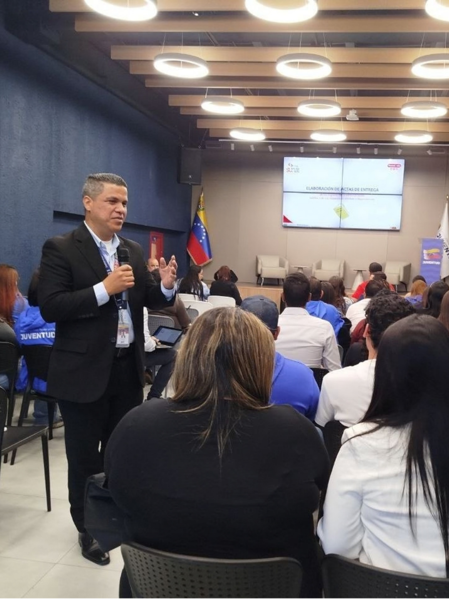CURSO: Elaboración, Suscripción y Verificación de Acta de Entrega, Ministerio del Poder Popular para la Juventud