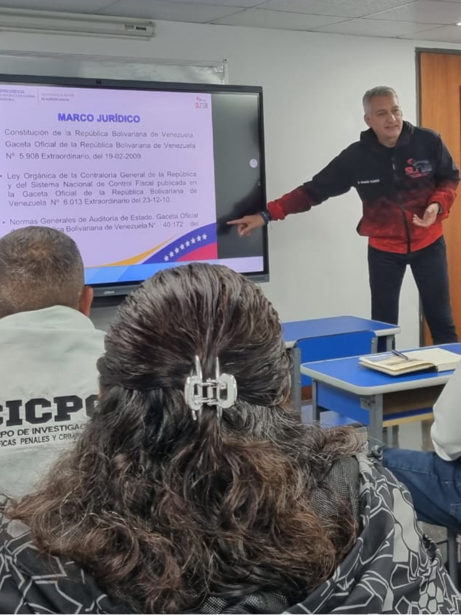 CURSO: REDACCIÓN DE INFORMES DE AUDITORÍA DE ESTADO, DIRIGIDO A LA UNIDAD DE CONTROL Y SEGUIMIENTO DE GESTION DEL CICPC 